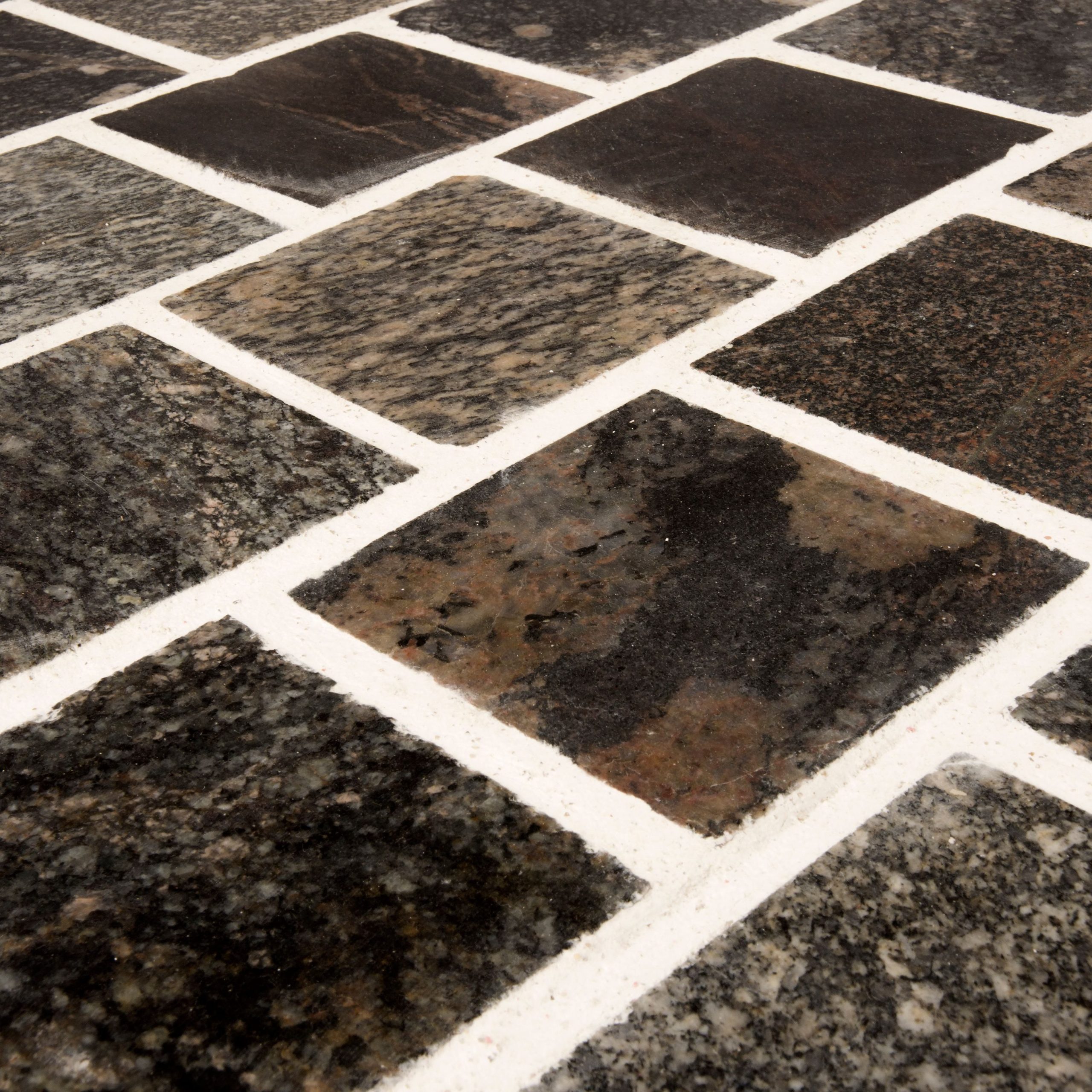 Bodenbelag, Treppe - GRAU/SCHWARZ STENOS 02 TILE